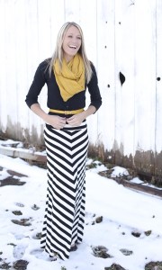 Maxi Skirt Model